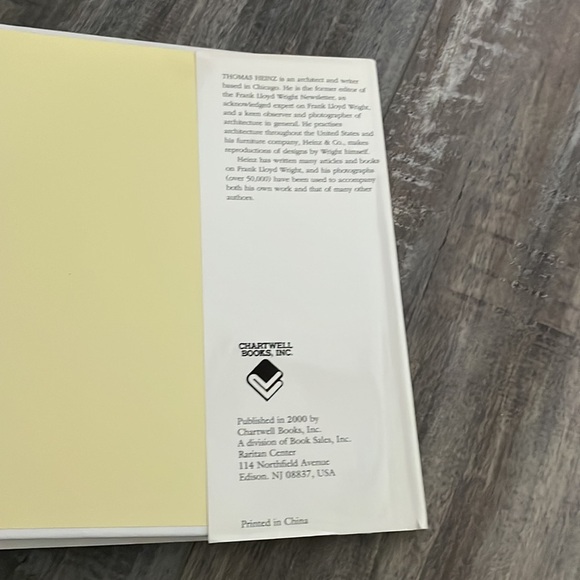 The Vision of Frank Lloyd Wright Hardcover  Book - Picture 7 of 8